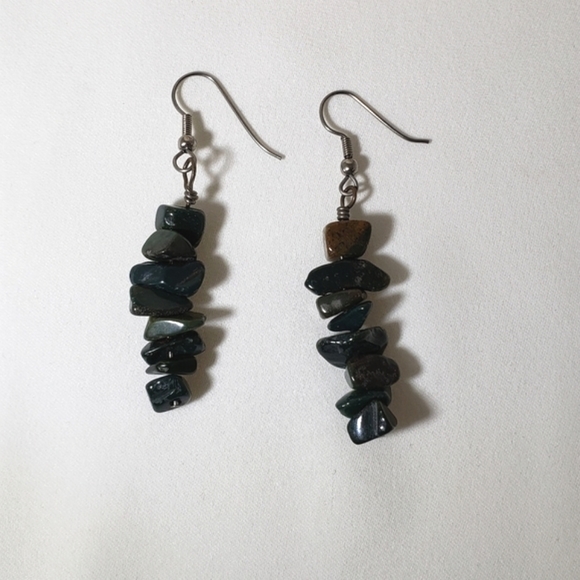 New Handmade Aventurine Prosperity & Healing Earrings - Picture 2 of 6